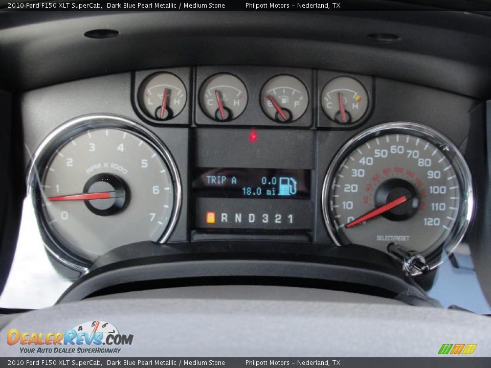 2010 Ford F150 XLT SuperCab Gauges Photo #31