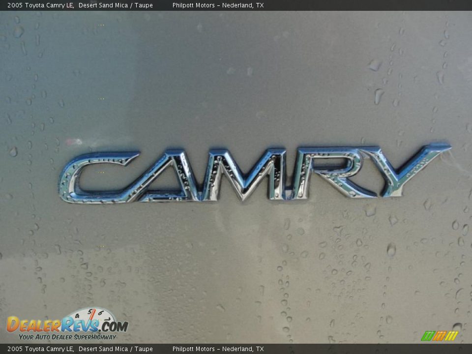 2005 Toyota Camry LE Desert Sand Mica / Taupe Photo #19