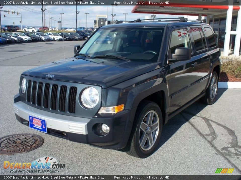 2007 Jeep Patriot Limited 4x4 Steel Blue Metallic / Pastel Slate Gray Photo #1