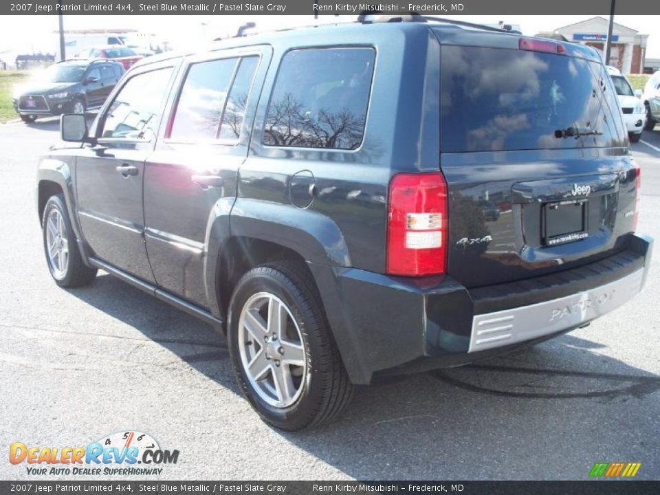 2007 Jeep Patriot Limited 4x4 Steel Blue Metallic / Pastel Slate Gray Photo #3