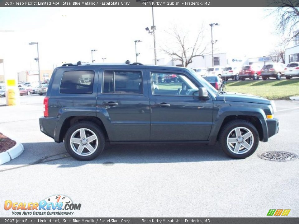 2007 Jeep Patriot Limited 4x4 Steel Blue Metallic / Pastel Slate Gray Photo #6