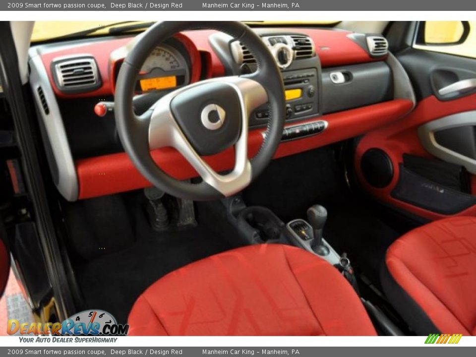 Design Red Interior - 2009 Smart fortwo passion coupe Photo #5
