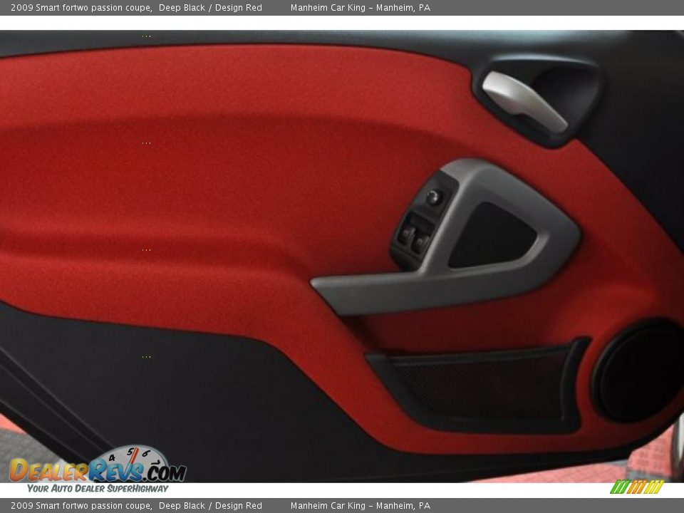 2009 Smart fortwo passion coupe Deep Black / Design Red Photo #9