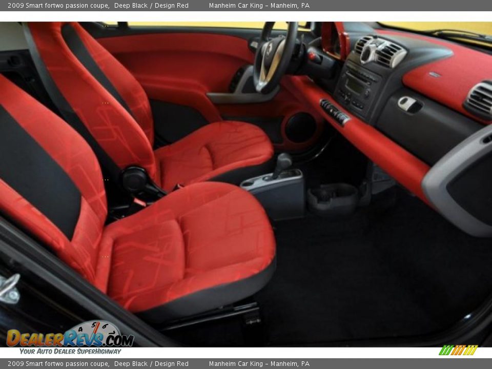 Design Red Interior - 2009 Smart fortwo passion coupe Photo #12