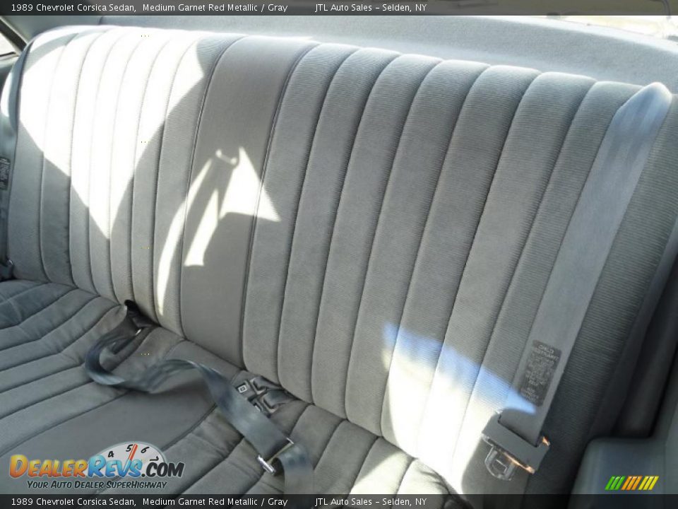 Gray Interior - 1989 Chevrolet Corsica Sedan Photo #16