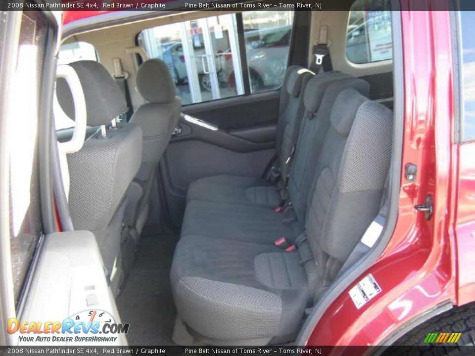 2008 Nissan Pathfinder SE 4x4 Red Brawn / Graphite Photo #7
