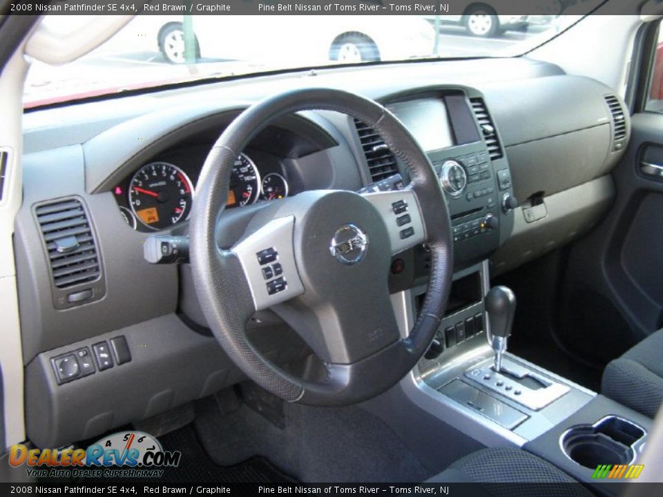 2008 Nissan Pathfinder SE 4x4 Red Brawn / Graphite Photo #8