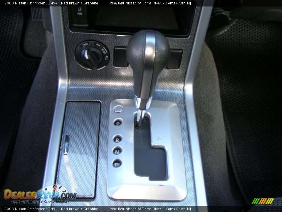 2008 Nissan Pathfinder SE 4x4 Red Brawn / Graphite Photo #13