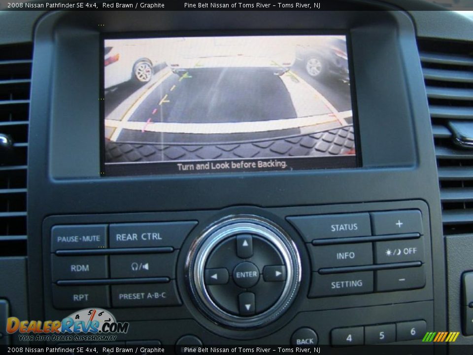 2008 Nissan Pathfinder SE 4x4 Red Brawn / Graphite Photo #15