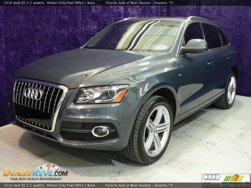 2010 Audi Q5 3.2 quattro Meteor Grey Pearl Effect / Black Photo #2