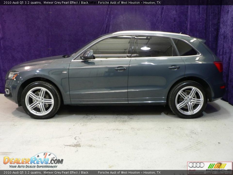 2010 Audi Q5 3.2 quattro Meteor Grey Pearl Effect / Black Photo #3