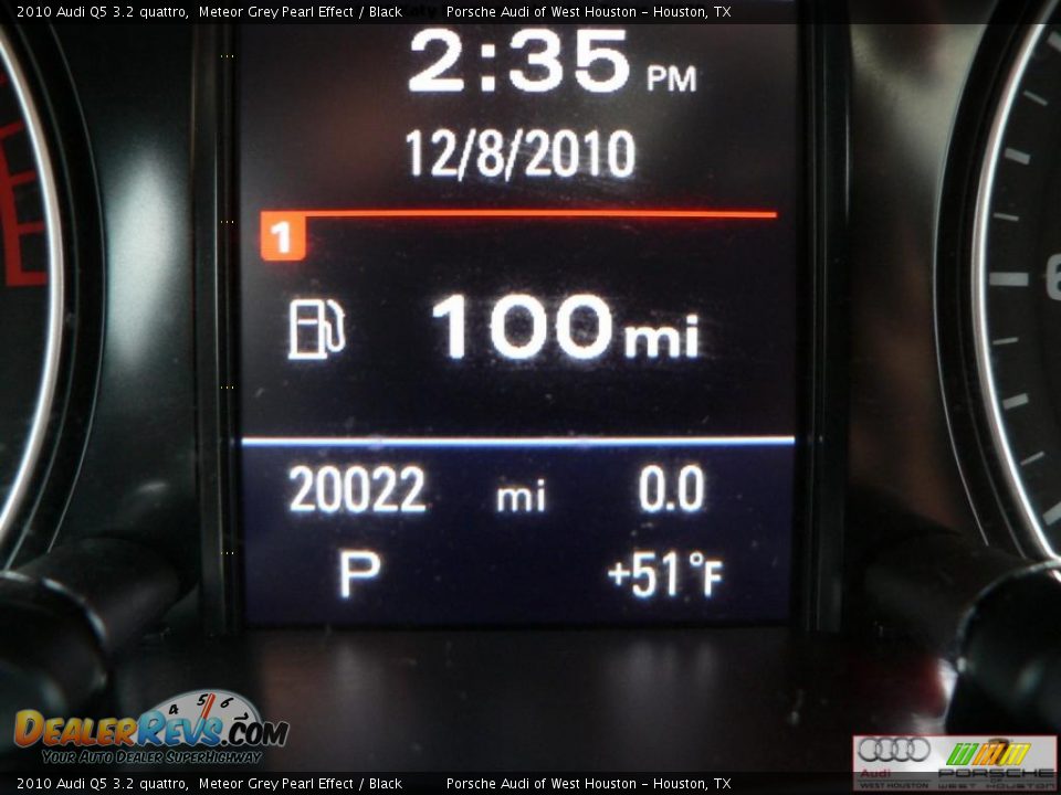 2010 Audi Q5 3.2 quattro Meteor Grey Pearl Effect / Black Photo #10