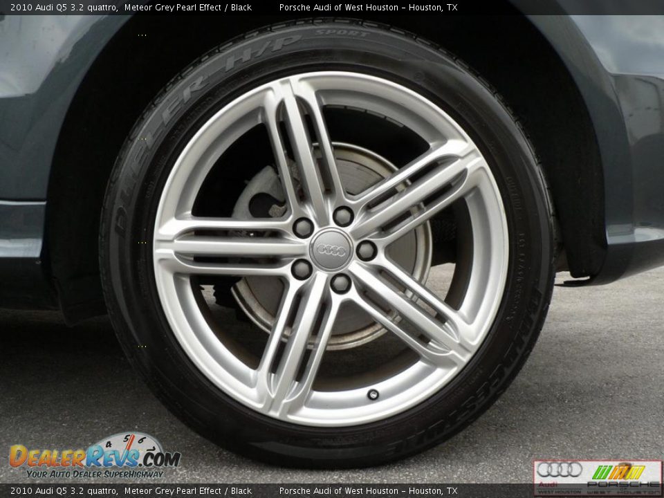 2010 Audi Q5 3.2 quattro Meteor Grey Pearl Effect / Black Photo #30