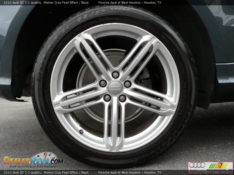 2010 Audi Q5 3.2 quattro Meteor Grey Pearl Effect / Black Photo #31