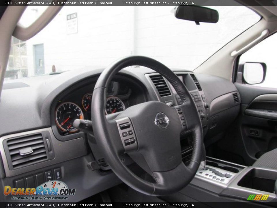 2010 Nissan Armada SE 4WD Tuscan Sun Red Pearl / Charcoal Photo #6