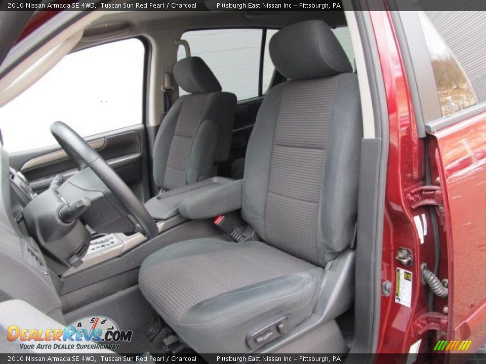 2010 Nissan Armada SE 4WD Tuscan Sun Red Pearl / Charcoal Photo #7