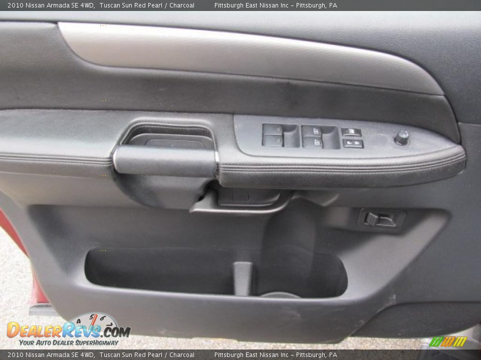 2010 Nissan Armada SE 4WD Tuscan Sun Red Pearl / Charcoal Photo #10