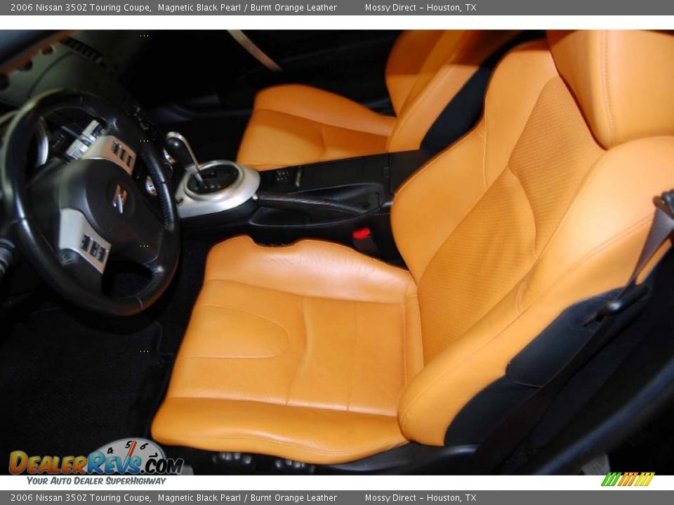 Nissan 350z black burnt orange interior #1