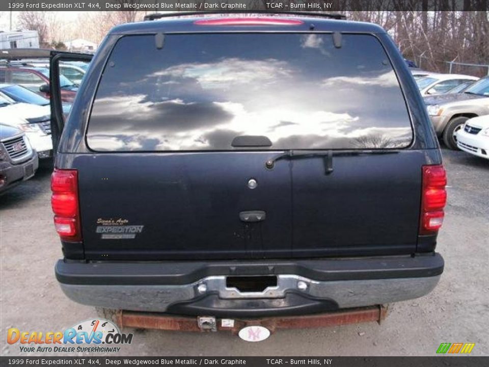 1999 Ford Expedition XLT 4x4 Deep Wedgewood Blue Metallic / Dark Graphite Photo #6