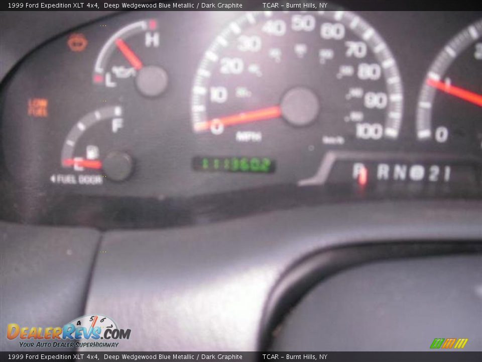 1999 Ford Expedition XLT 4x4 Deep Wedgewood Blue Metallic / Dark Graphite Photo #8