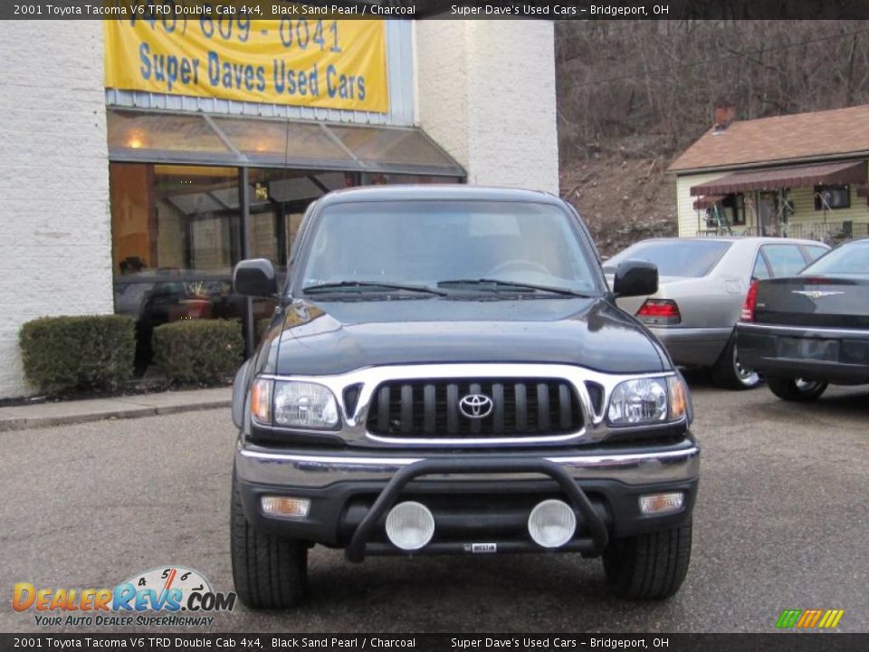 2001 Toyota Tacoma V6 TRD Double Cab 4x4 Black Sand Pearl / Charcoal Photo #2