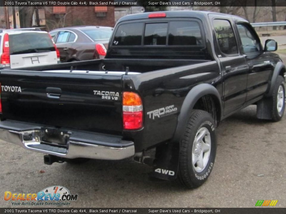 2001 Toyota Tacoma V6 TRD Double Cab 4x4 Black Sand Pearl / Charcoal Photo #7
