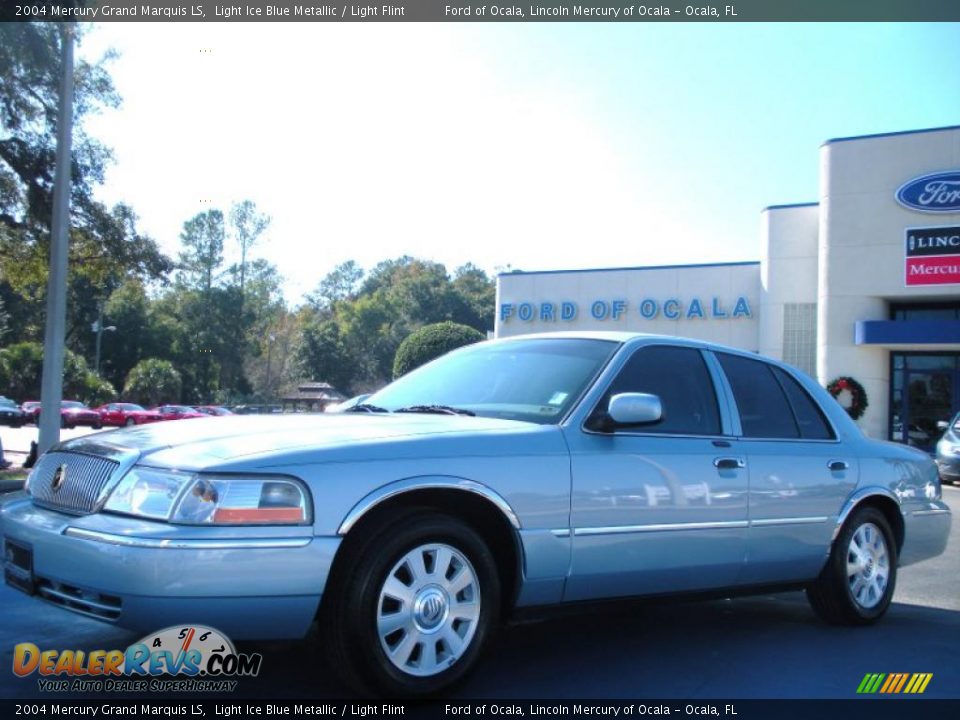2004 Mercury Grand Marquis LS Light Ice Blue Metallic / Light Flint Photo #1