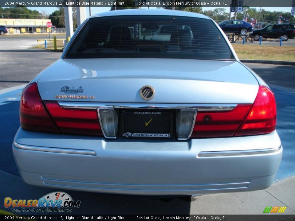 2004 Mercury Grand Marquis LS Light Ice Blue Metallic / Light Flint Photo #4
