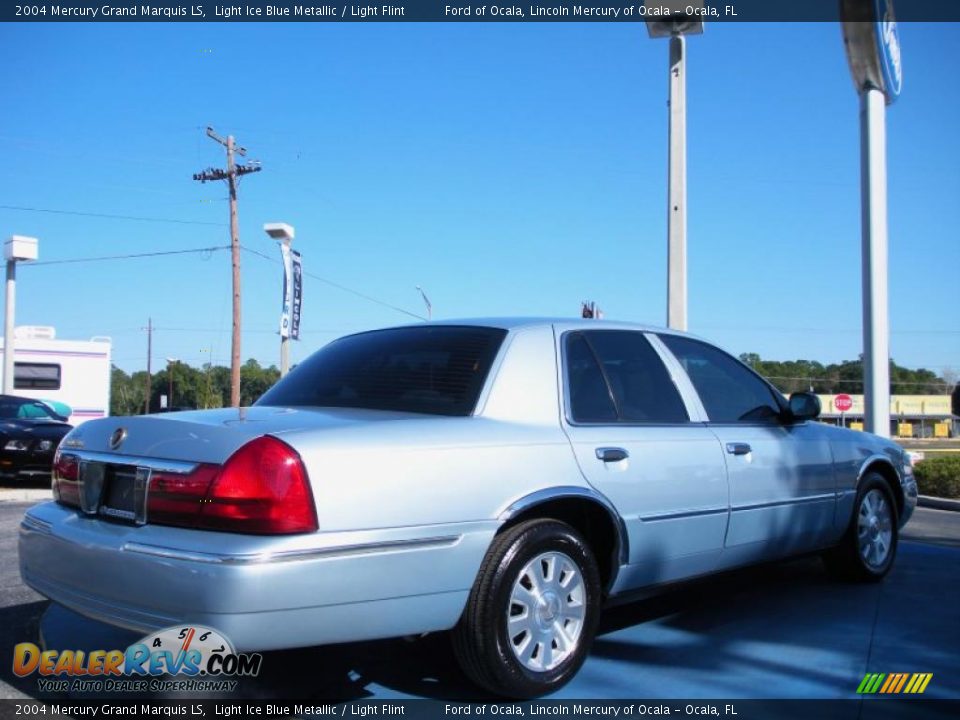 2004 Mercury Grand Marquis LS Light Ice Blue Metallic / Light Flint Photo #5