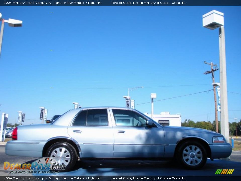 2004 Mercury Grand Marquis LS Light Ice Blue Metallic / Light Flint Photo #6
