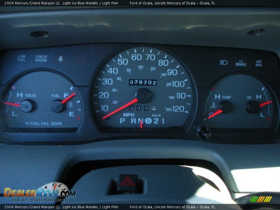 2004 Mercury Grand Marquis LS Gauges Photo #19