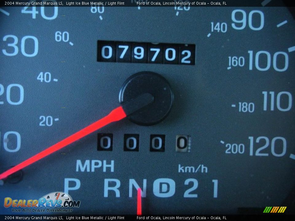 2004 Mercury Grand Marquis LS Light Ice Blue Metallic / Light Flint Photo #20
