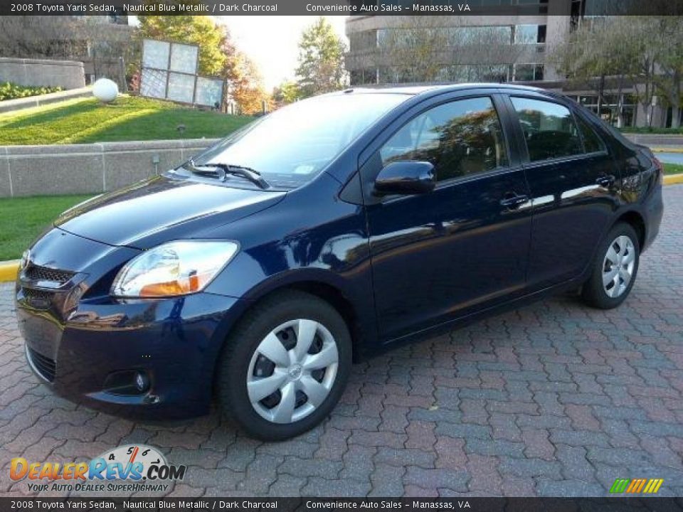 blue toyota yaris sedan #1