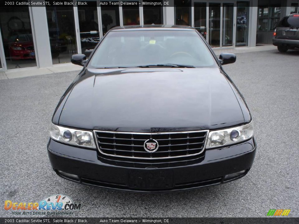 Sable Black 2003 Cadillac Seville STS Photo #8