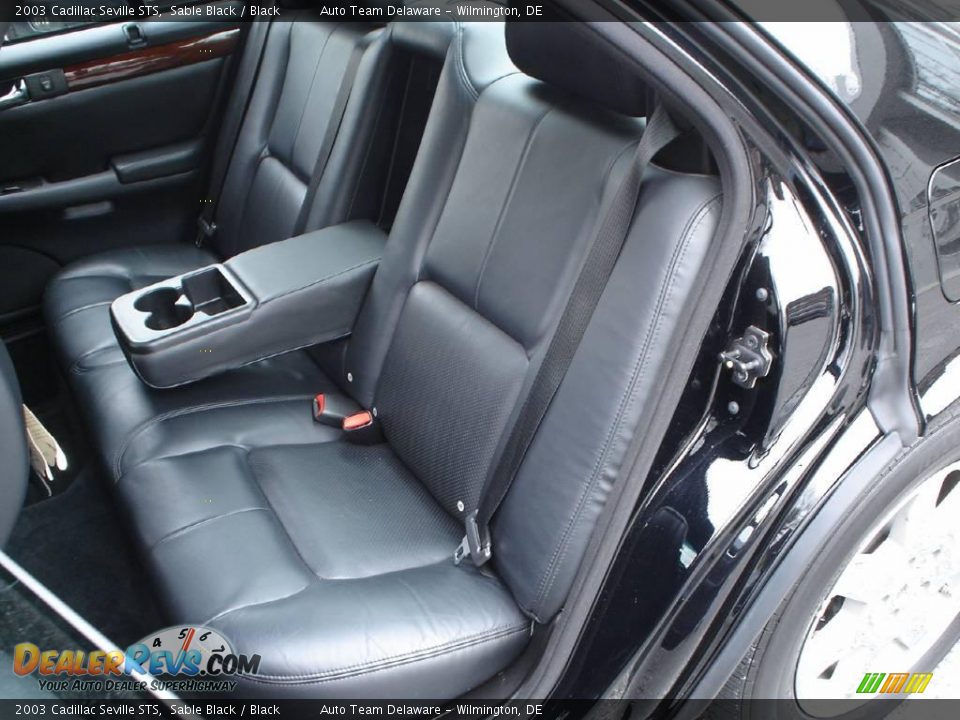 Black Interior - 2003 Cadillac Seville STS Photo #13