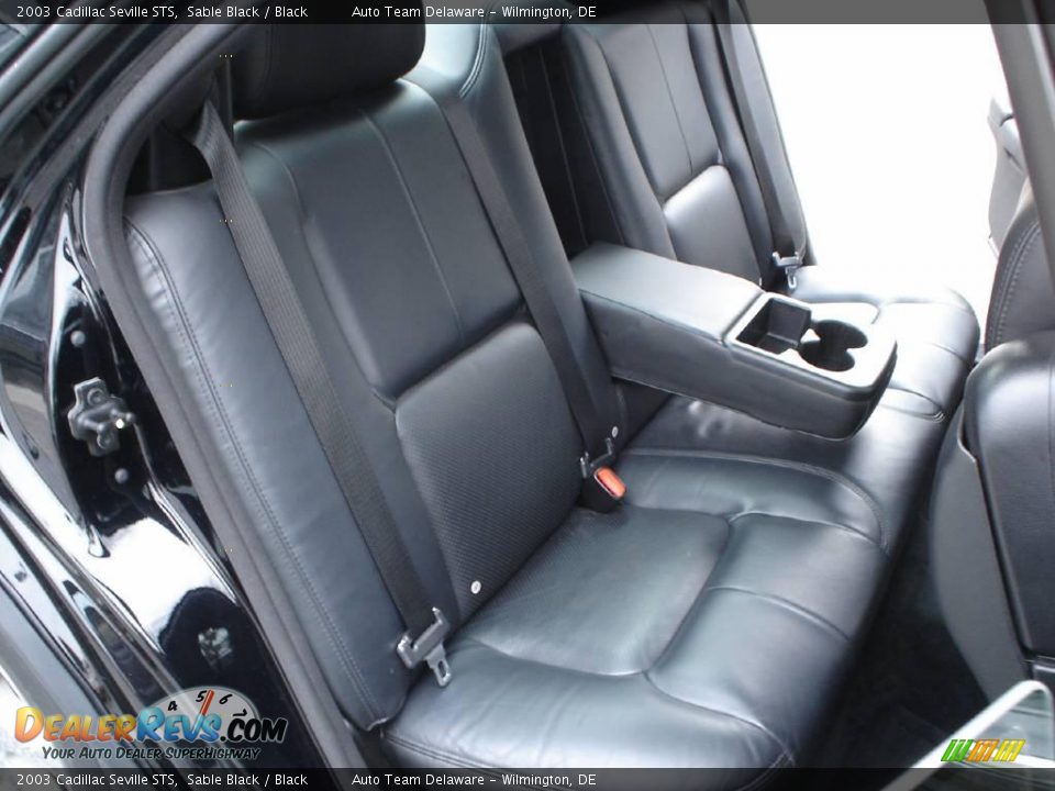 Black Interior - 2003 Cadillac Seville STS Photo #14