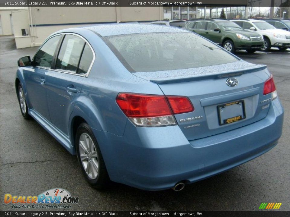 Sky Blue Metallic 2011 Subaru Legacy 2.5i Premium Photo #5