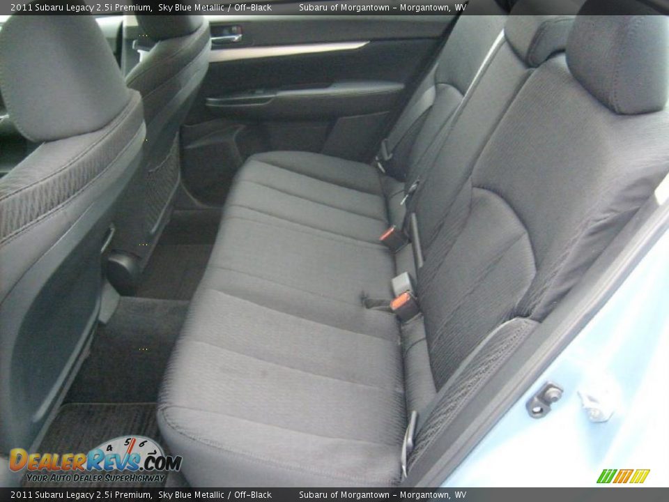 Off-Black Interior - 2011 Subaru Legacy 2.5i Premium Photo #14