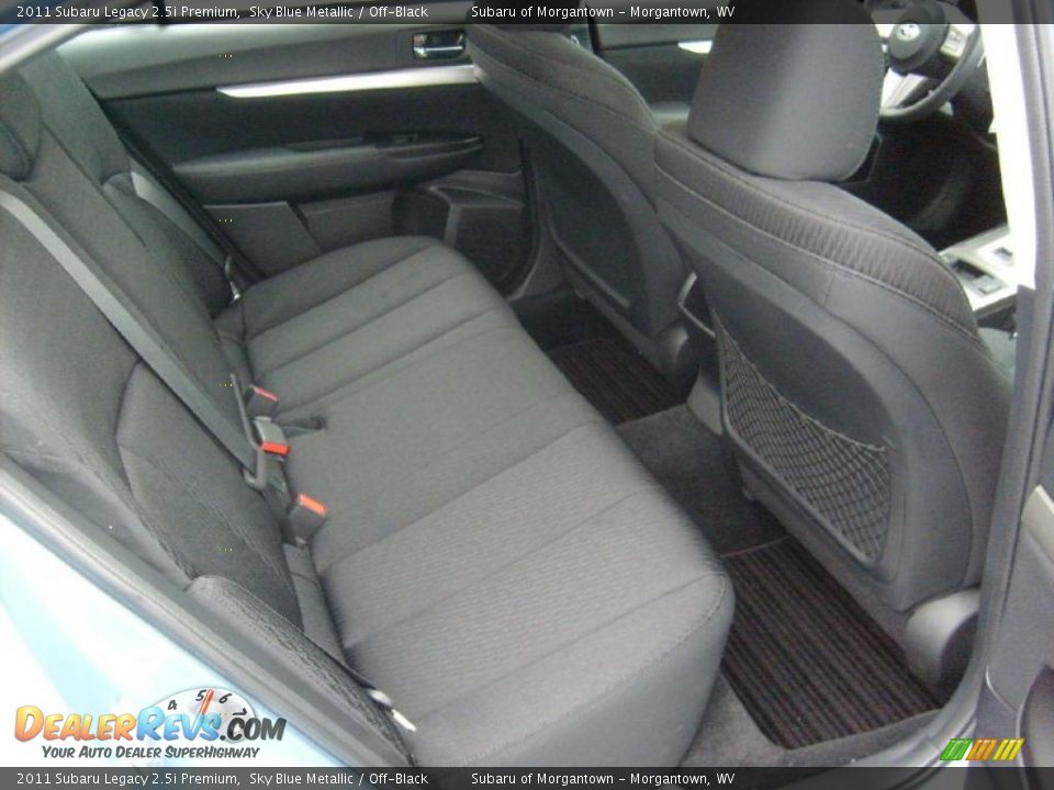 Off-Black Interior - 2011 Subaru Legacy 2.5i Premium Photo #17