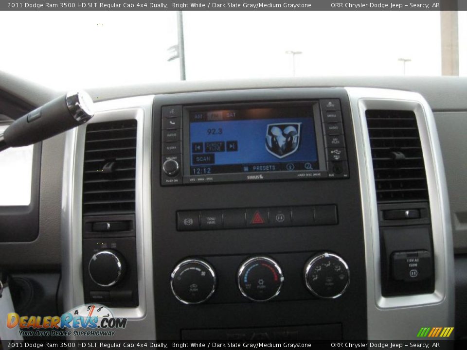 2011 Dodge Ram 3500 HD SLT Regular Cab 4x4 Dually Bright White / Dark Slate Gray/Medium Graystone Photo #12