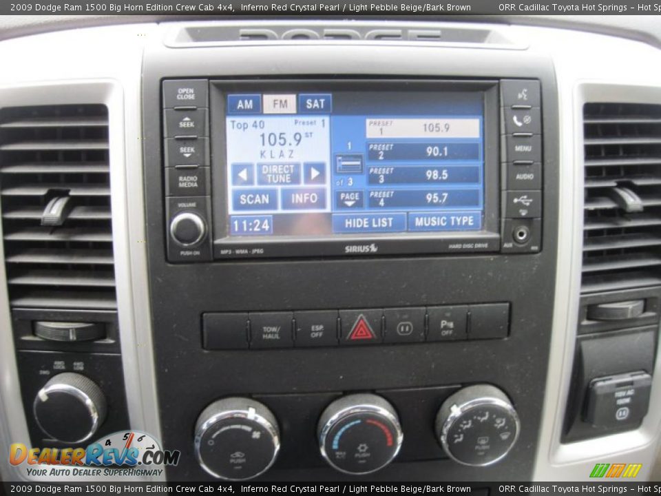 2009 Dodge Ram 1500 Big Horn Edition Crew Cab 4x4 Inferno Red Crystal Pearl / Light Pebble Beige/Bark Brown Photo #15