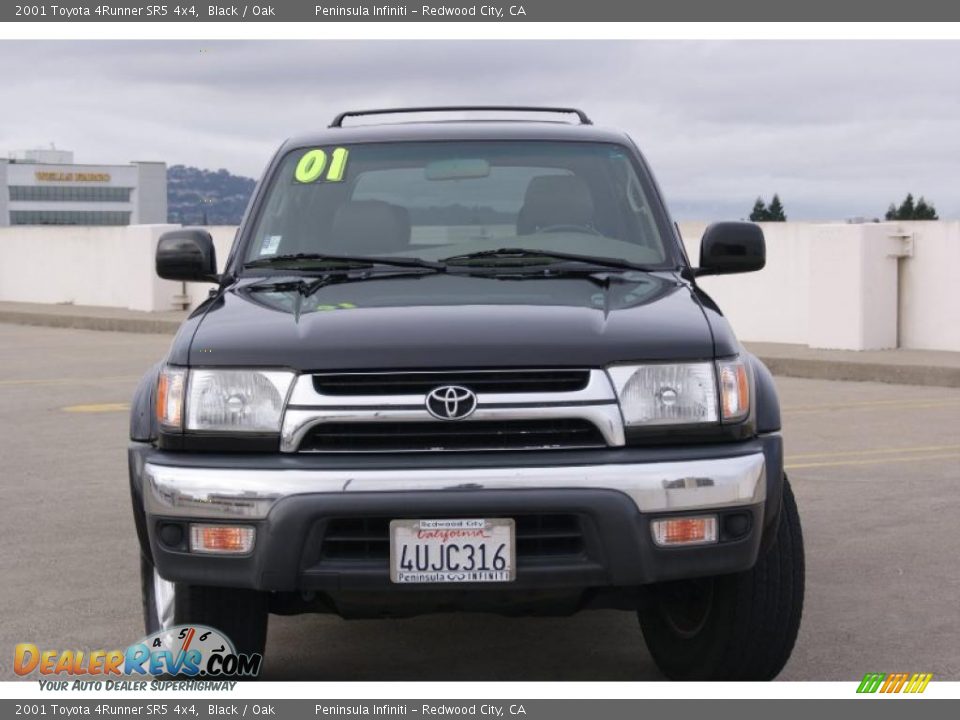 2001 Toyota 4Runner SR5 4x4 Black / Oak Photo #2