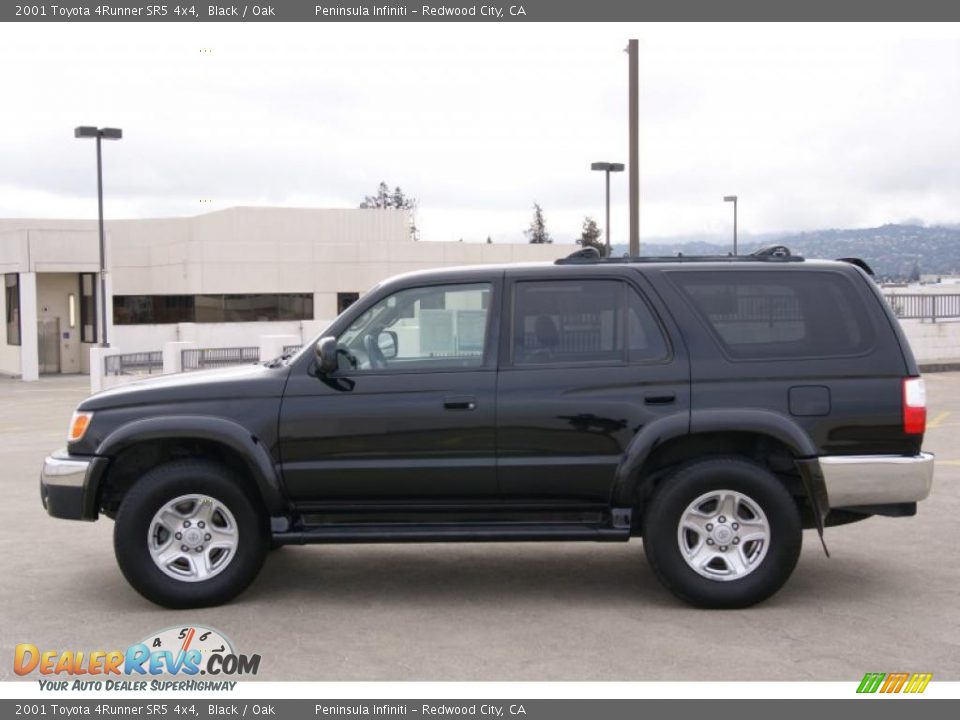2001 Toyota 4Runner SR5 4x4 Black / Oak Photo #7