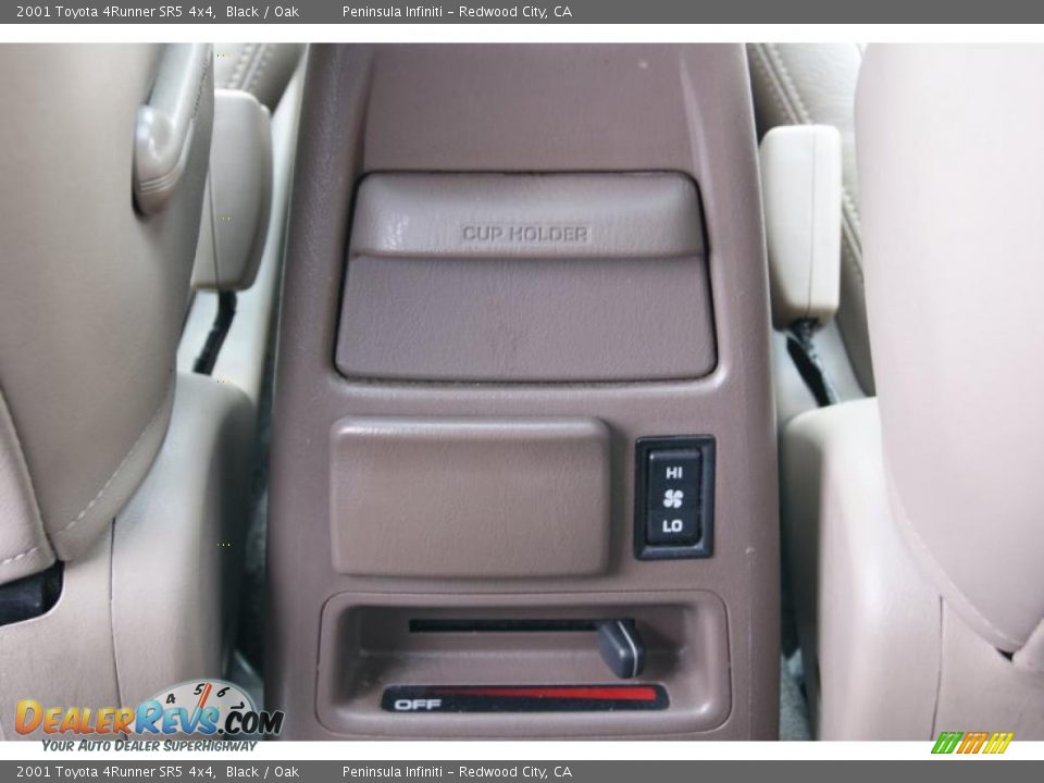 2001 Toyota 4Runner SR5 4x4 Black / Oak Photo #14