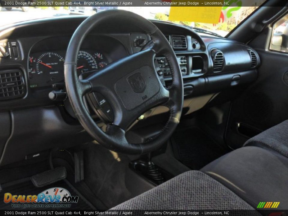 Agate Interior - 2001 Dodge Ram 2500 SLT Quad Cab 4x4 Photo #20