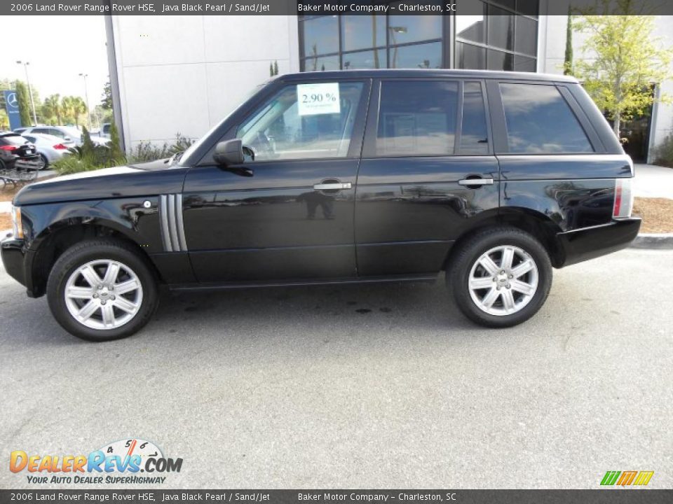 2006 Land Rover Range Rover HSE Java Black Pearl / Sand/Jet Photo #3