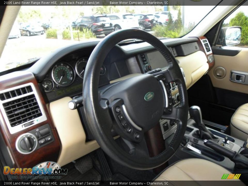 2006 Land Rover Range Rover HSE Java Black Pearl / Sand/Jet Photo #4