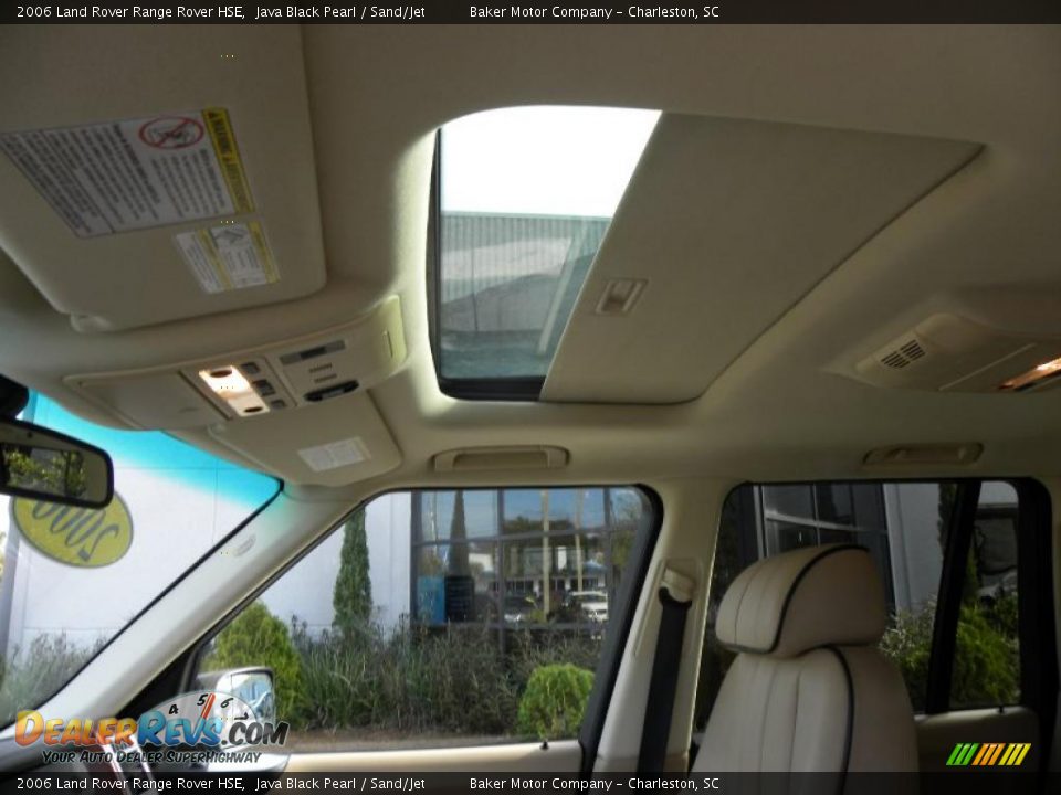 2006 Land Rover Range Rover HSE Java Black Pearl / Sand/Jet Photo #5