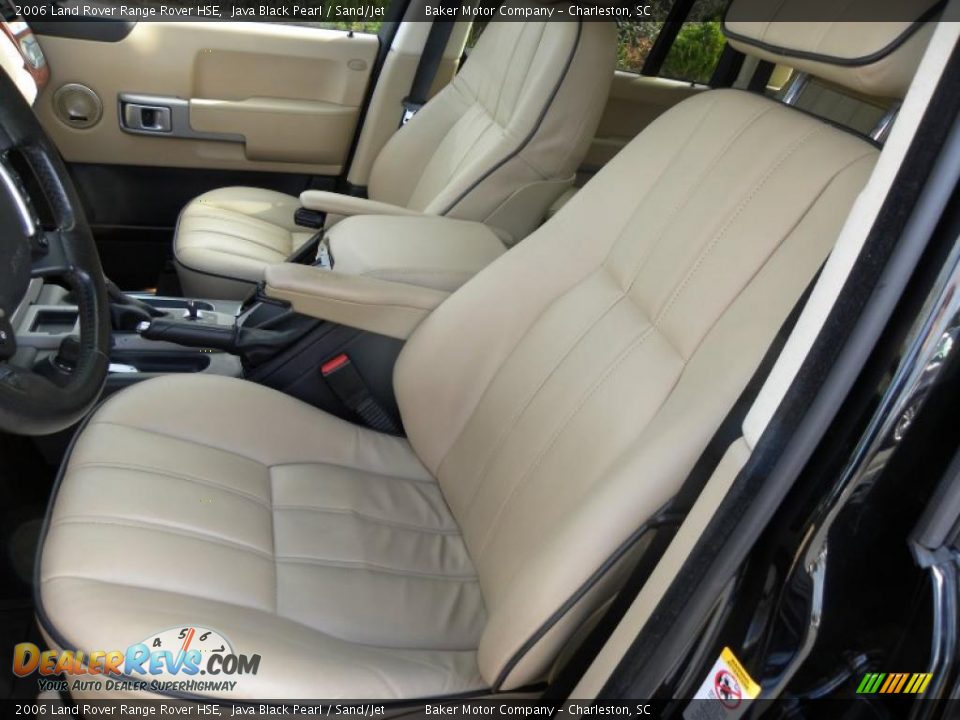 Sand/Jet Interior - 2006 Land Rover Range Rover HSE Photo #6