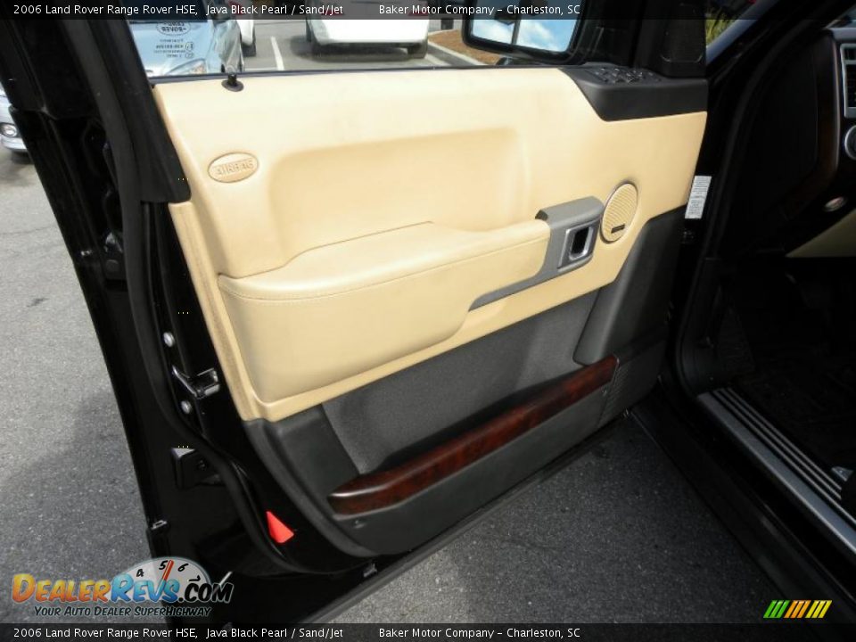 2006 Land Rover Range Rover HSE Java Black Pearl / Sand/Jet Photo #7